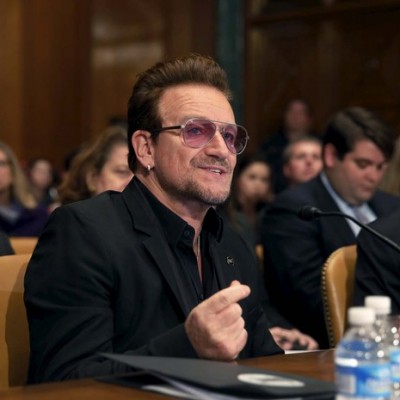 Bono pede ajuda humanitária no Senado norte-americano