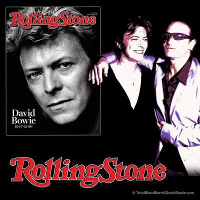Bono relembra David Bowie: “Ele é minha ideia de estrela do rock”