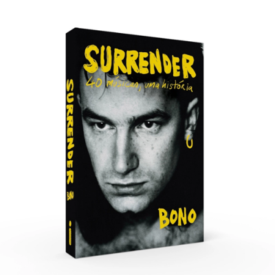 Pré-venda do livro “Surrender” de Bono no Brasil