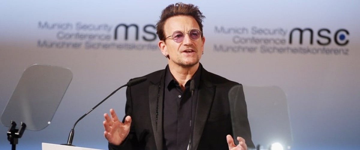 O discurso de Bono sobre como o desenvolvimento pode impedir o extremismo