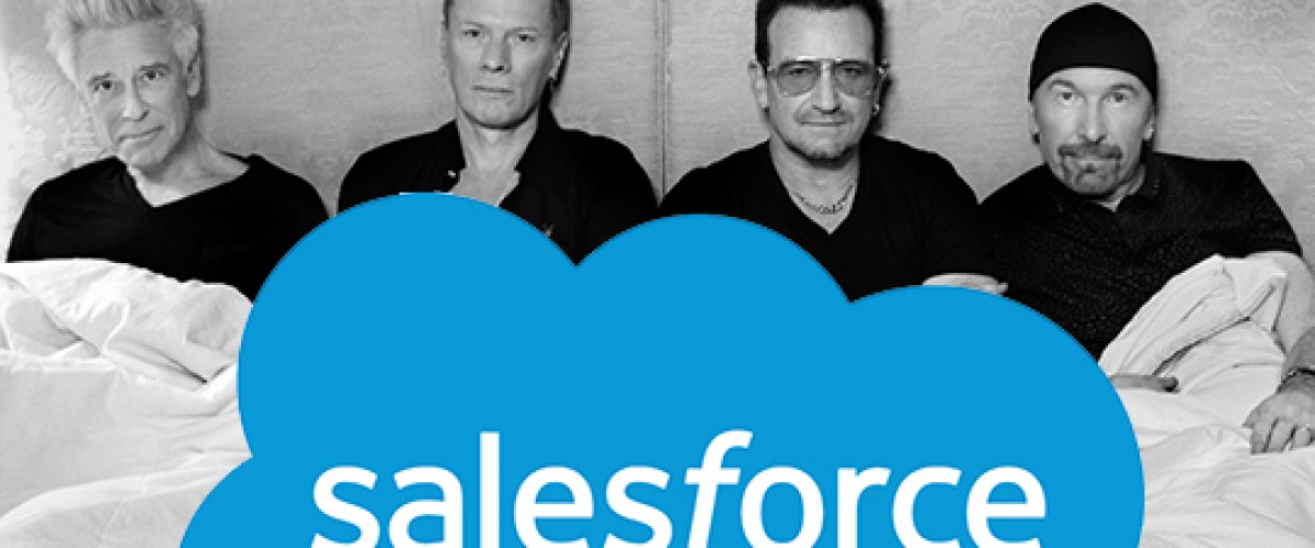 Revelado detalhes sobre a parceria entre U2 e Salesforce