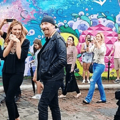 U2 realiza filmagens em pontos turísticos de São Paulo