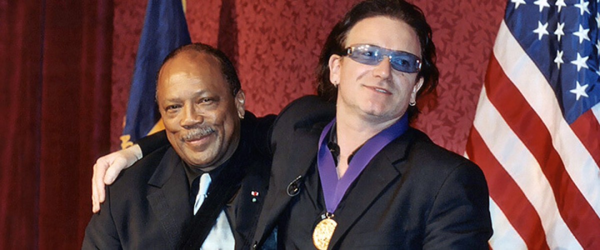 Produtor Quincy Jones diz que U2 não faz mais boa música