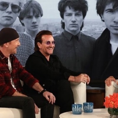 Bono e The Edge participam do programa de Ellen DeGeneres