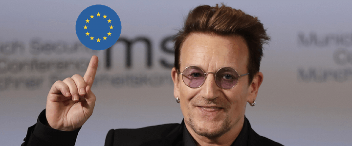 Bono: “A Europa é um pensamento que precisa se tornar um sentimento”