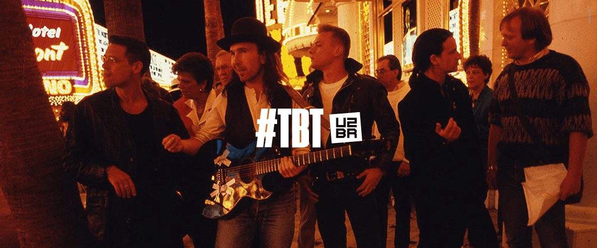 #TBT: Quando o U2 gravou um clipe nas ruas de Las Vegas
