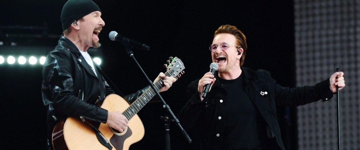 Bono e The Edge fazem show especial em Dublin para promover novo álbum